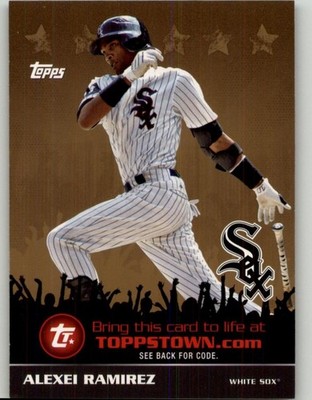 2009 Topps Updates Alexei Ramirez Ticket to ToppsTown Gold #FCTTT75 White Sox