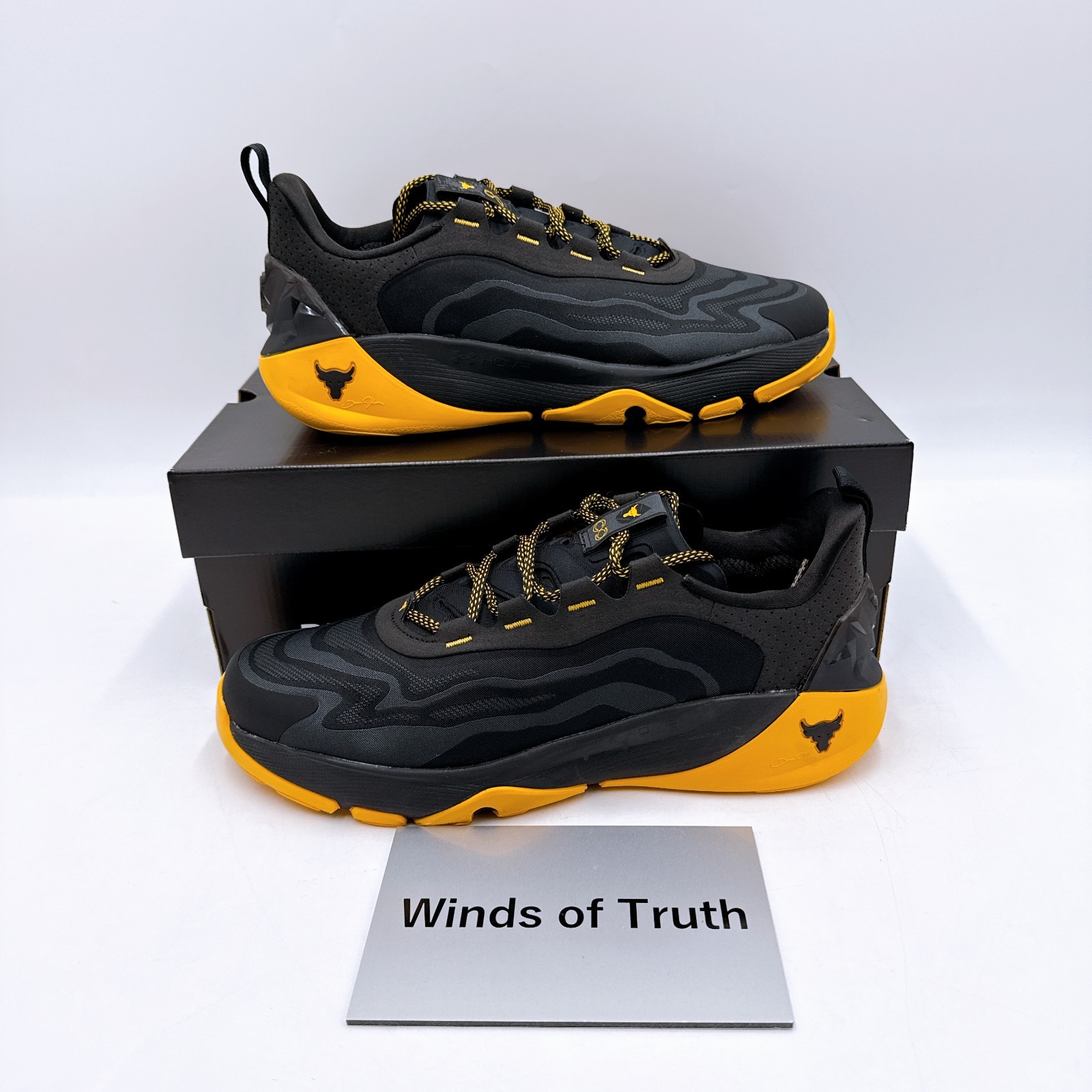 Under Armour Project Rock 8 Zapatos de Entrenamiento Campus Dorado 6013247 001 Para hombres EE. UU. 5-15