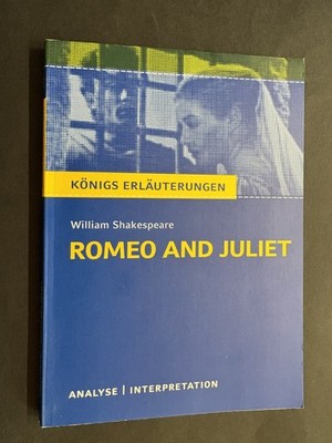 Romeo and Juliet, Romeo und Julia, William Shakespeare, Taschenbuch