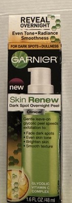 Garnier Skin Renew Dark Spot Overnight Peel 1.6oz scuffed box New In Box