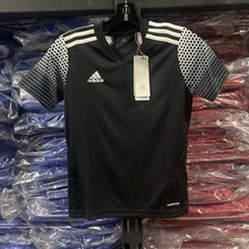 Adidas Regista 20 Soccer Jersey NWT Kids Small Black White Aeroready FI4562