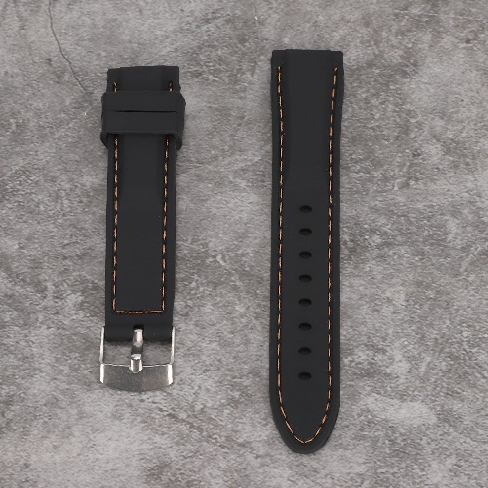 _Silicone Watchband Watch Strap Band Adjustable Wristwatch Replacement Part20mm