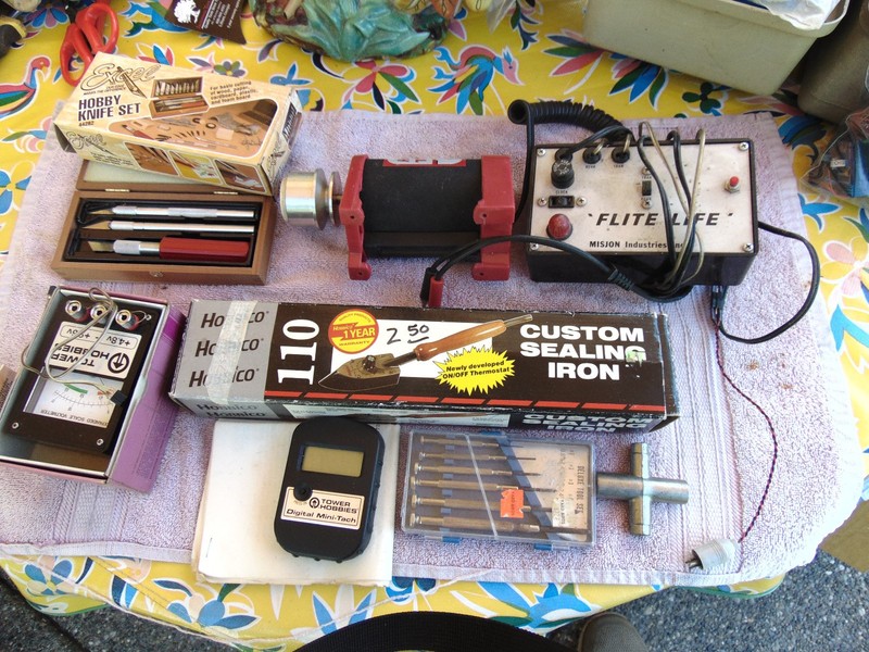 Misc Model Airplane Accessory & Tool Lot, Xcell, Tower, Hobbico
