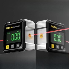 Digital Laser Inclinometer Magnetic Angle Measuring Level Tool