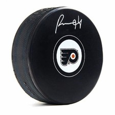 Porter Martone Autographed Philadelphia Flyers Puck - Logo