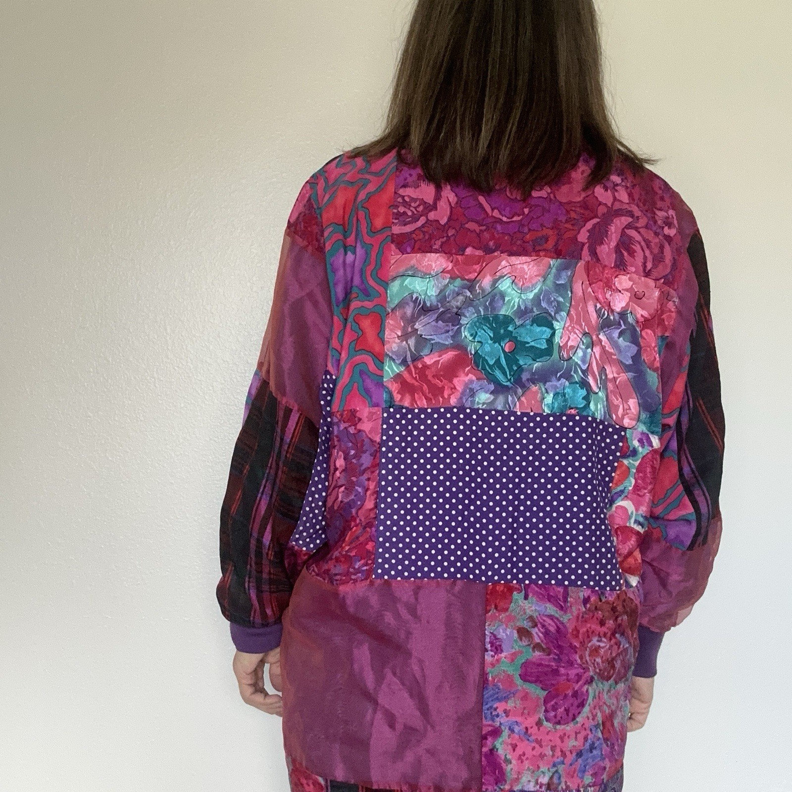 MAGGIE SHEPHERD AUSTRALIA Jacket PATCHWORK Large … - image 2