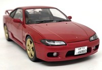 Solido 1/18 Nissan Silvia S15 Spec-R Aero Flame Red 1999 Diecast Scale Model Car