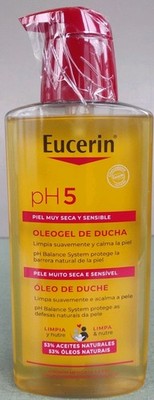 Eucerin pH5 Shower Oil 400ml 13.5oz Exp 07/2028
