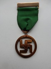 Boy Scouts Fylfot (Swastiks) Medal of Merit c1934