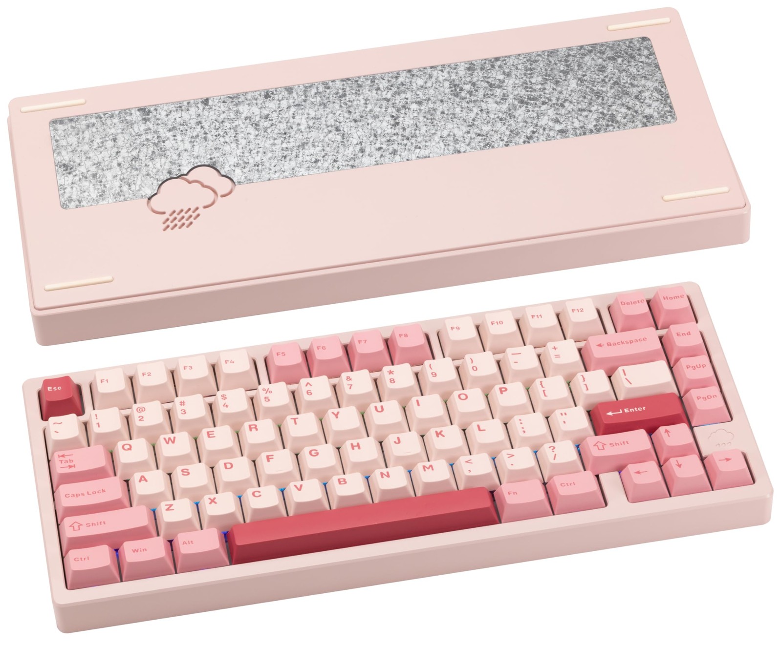 Rainy 75 Clavier Mécanique Aluminium WOBKEY Switches Linéaires JWK HMX