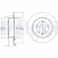 2X Bremsscheibe Delphi BG3907 FüR GS IS SC Lexus Sportcross 1 200 GXE10_ GXE10R