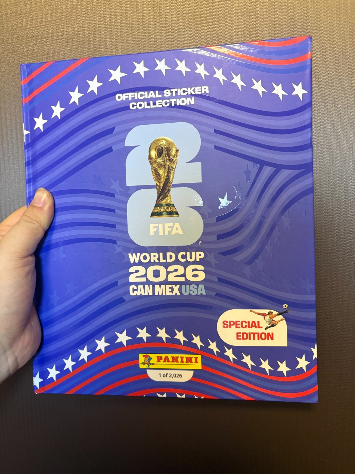 NEW Panini FIFA WorldCup 2026 Official  USA Sticker Hard Cover Album #/2026