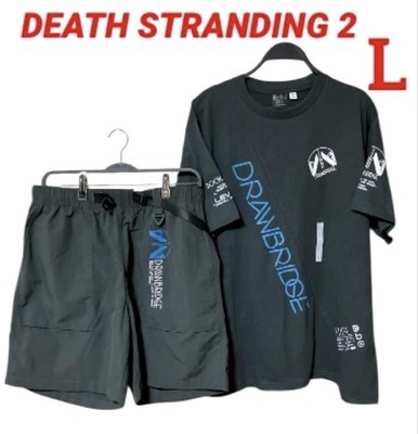 DEATH STRANDING Gu X Deathst 2 T-Shirt Shorts Set Kojima Production JPN Size L
