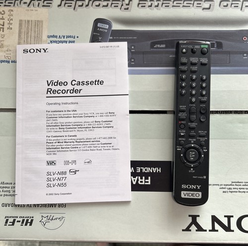 Sony Hi-Fi Stereo SLV-N55 Video Cassette Recorder (VCR) Open Box - Picture 12 of 13