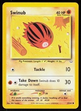 Swinub 57/64 - Neo Revelation Pokemon Unlimited - LP Common