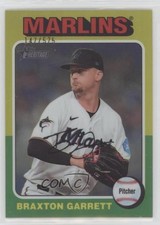 2024 Topps Heritage Chrome Refractor 147/575 Braxton Garrett #319 0t0b