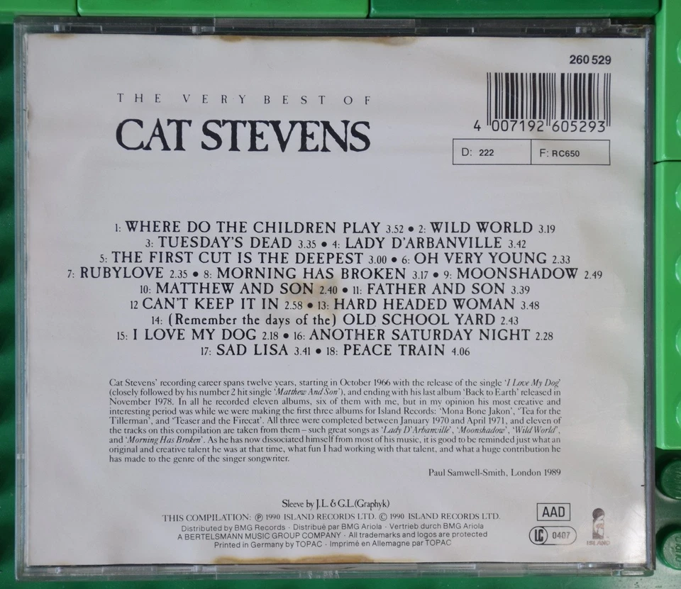 Cat Stevens - The Very Best Of - Island Records - CD - Bild 2 von 4