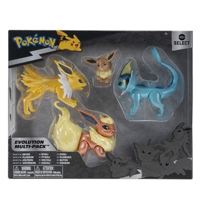 Pokémon - Select Entwicklungs Multipack - Evoli, Blitza, Aquana & Flamara (NEU)