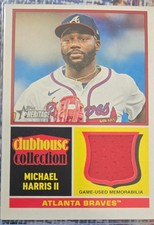 2025 Topps Heritage - Clubhouse Collection Relic Michael Harris II #CCR-MH (MEM)