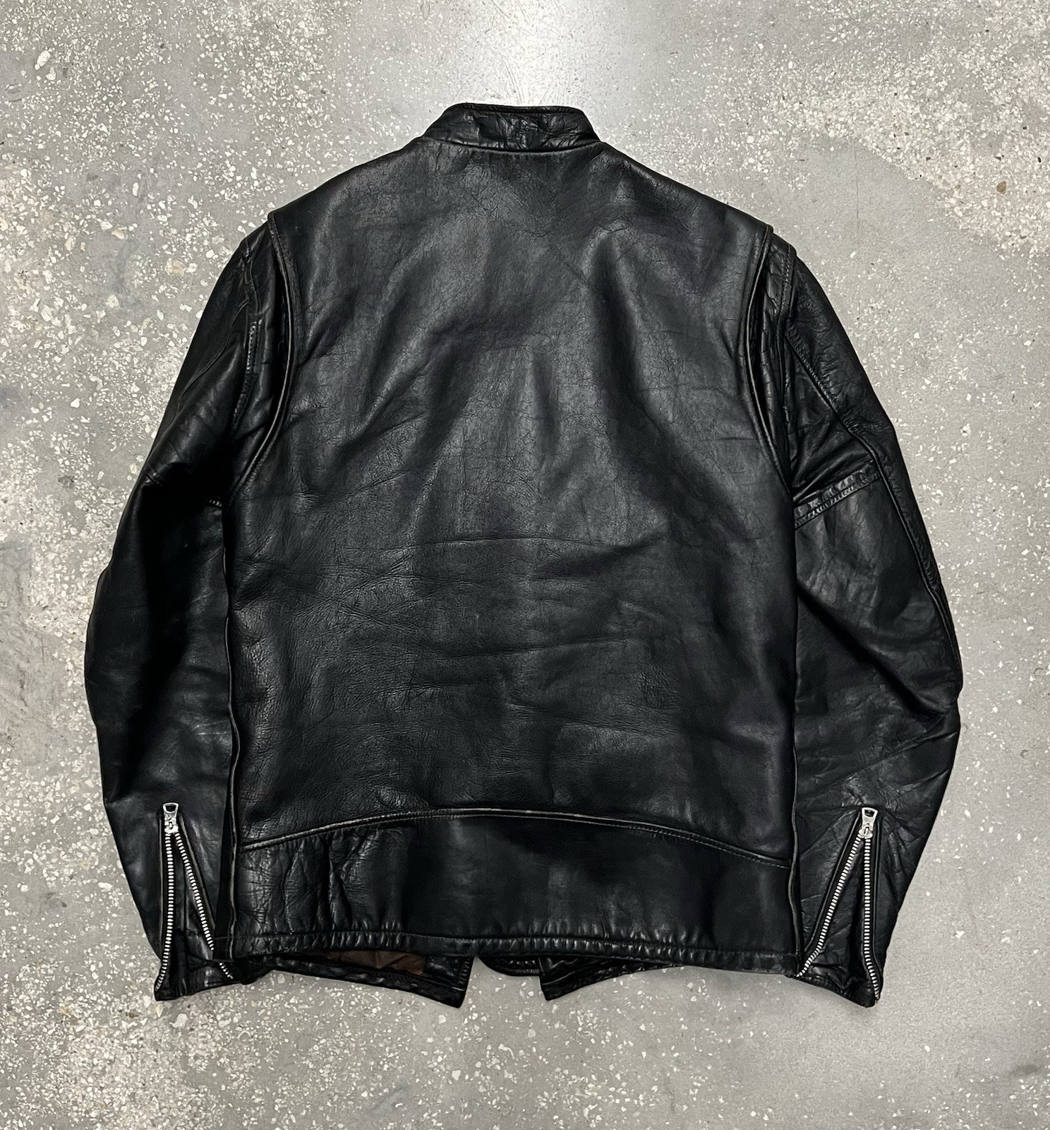 Vtg 60s-70s SCHOTT Perfecto CAF1 Steerhide CAF-1 CAFE RACER Motorcycle JACKET