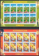 2002 EUROPE CEPT Azerbaijan No. 2 Mini Sheets - MNH**