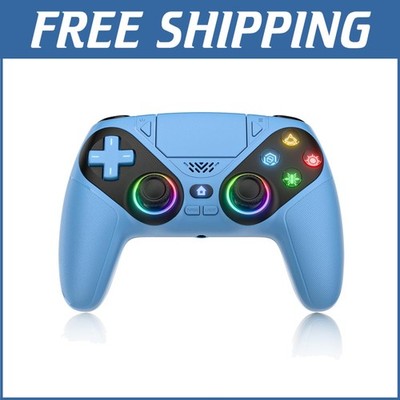Multi-Platform Bluetooth Game Controller for PS5 with Turbo & Motion Control
