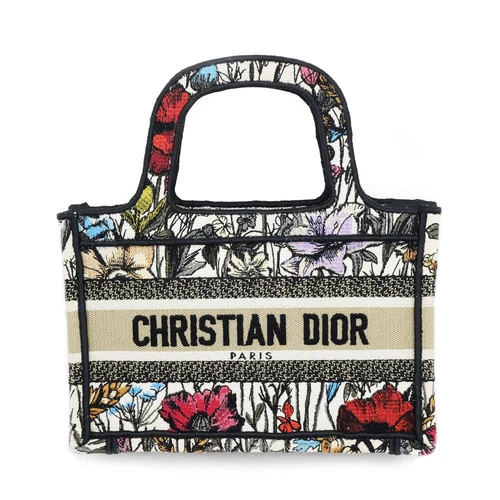 Mini sac fourre tout Christian Dior Mille Fleur Book S5475ZWRF broderie florale