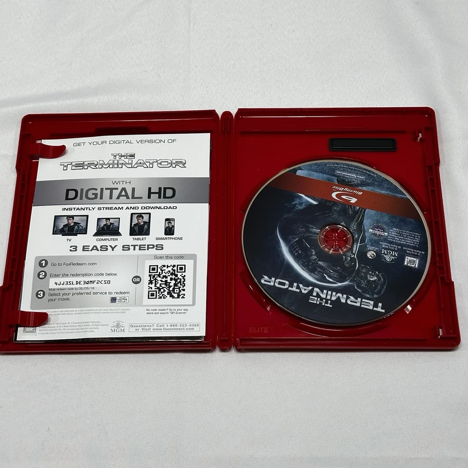 The Terminator (Blu-ray, 1984) Red Case - Image 2 of 4