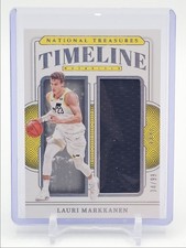 LAURI MARKKANEN 2024-25 NATIONAL TREASURES TIMELINE PATCH JAZZ /99 Q5033