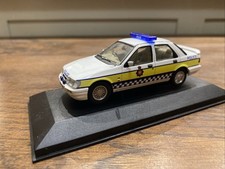 CORGI VANGUARDS 1:43 FORD SAPPHIRE COSWORTH ISLE OF MAN POLICE VA10008 #755