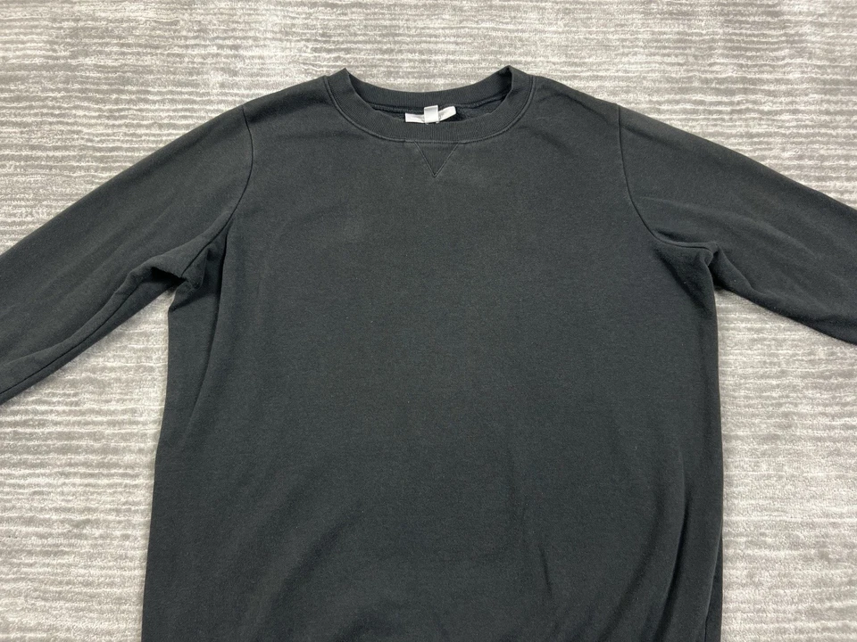 Sudadera Woman Within Mujer Mediana 14/16 Negra Manga Larga Mezcla Algodón Foto 2 de 4