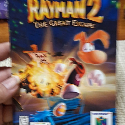 Ubisoft Rayman 2: The Great Escape Original Manual Booklet English (N64)