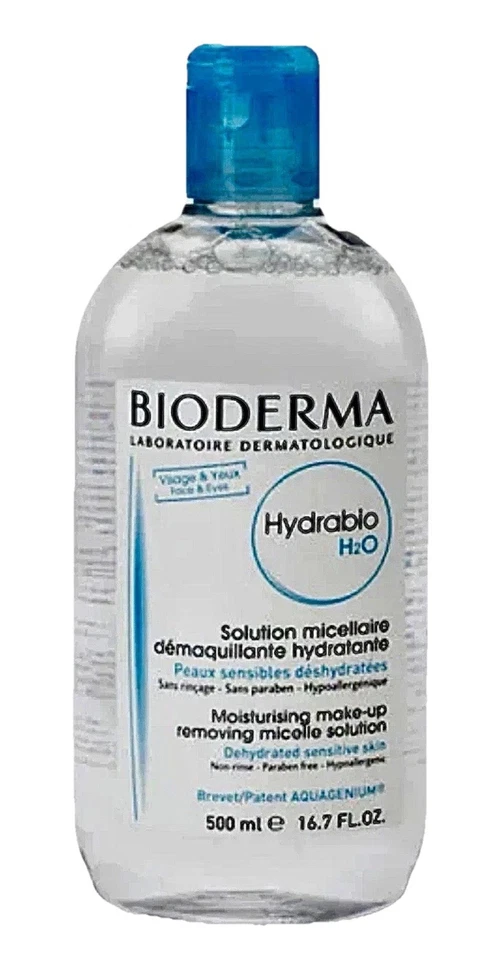 BIODERMA Moisturising Make Up Removing Micellar Water - Dry Sensitive Skin 500ml