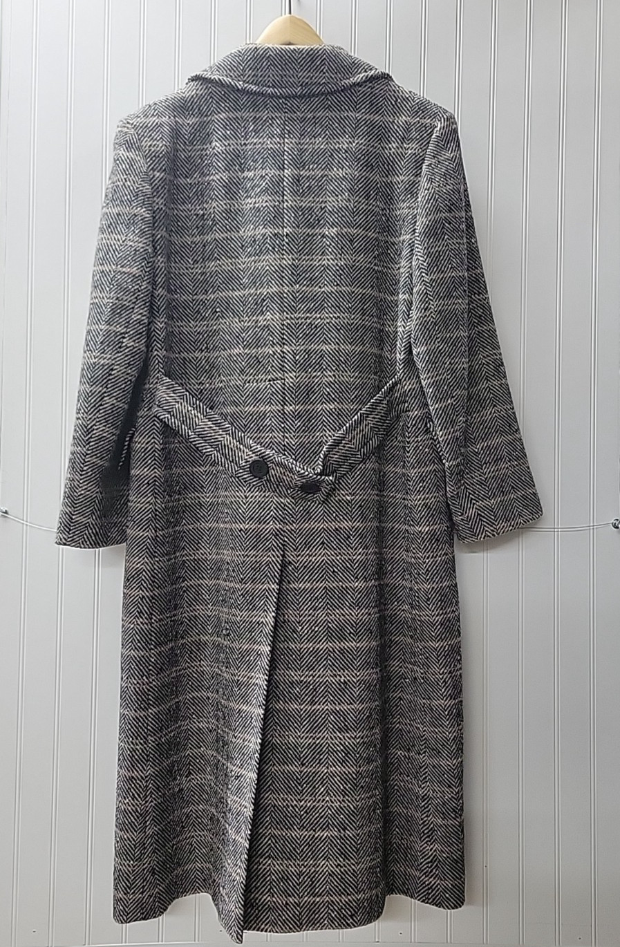 VTG Pendleton Wool Double Breasted Herringbone Tr… - image 14