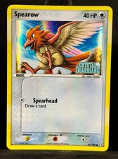 Spearow 61/100 Reverse Holo Set Stamp Pokemon Crystal Guardians NM on eBay