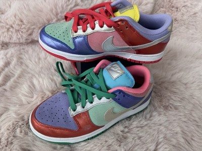Nike Dunk Low Sunset Pulse Multicolor Suede Low Top DN0855-600 Sneaker