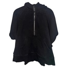 Lululemon Scuba Oversized Short-Sleeve Pullover Black Size XS/S