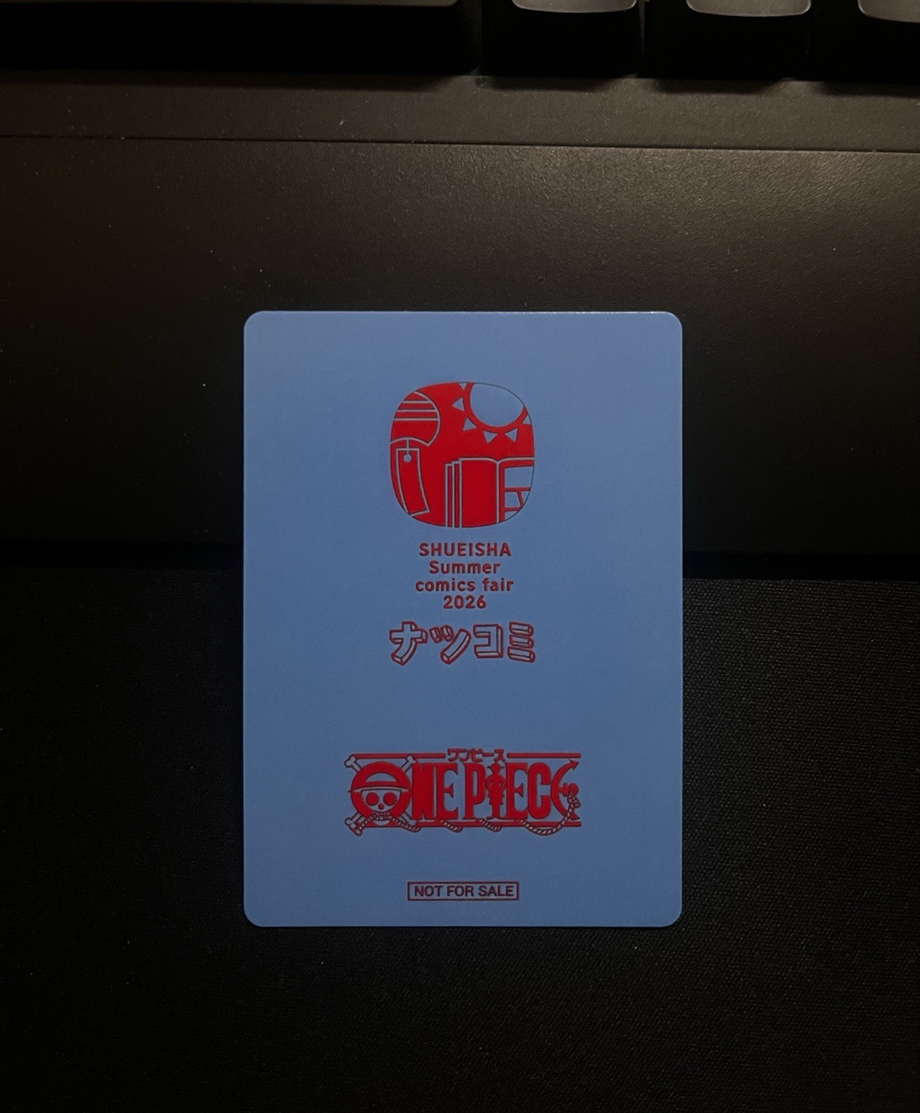Shueisha One Piece Carte promo Shueisha Summer comics fair 2026 Japonais 2