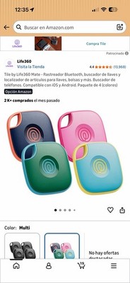 Tile Life360 Tile Mate Bluetooth Tracker 4-Pack Multi Color MPN RE-60034