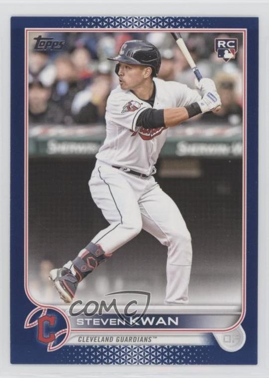2022 Topps Update Royal Blue Steven Kwan #US261 1o3q