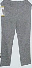 Hilary Radley Pull-on Tummy Control Black  Heather Gray Pants Size S