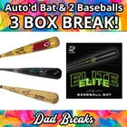 LOS ANGELES DODGERS autographed Hit Parade Bat + 2 signed Baseball: 3 BoxBreak