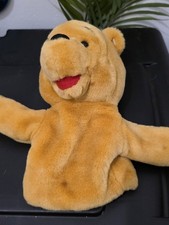 Vintage Disney Winnie The Pooh Bear Plush Hand Puppet Toy