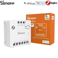 SONOFF Smart Switch Zigbee Dry Contact Relay AC/DC Input for Garage Door,Boilers