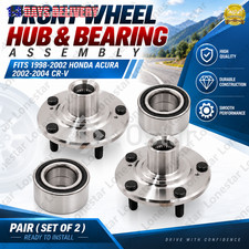 Pair 2 Front Wheel Hub Bearing Assembly Fits 1998-2002 Honda Accord Ex 3.0 L