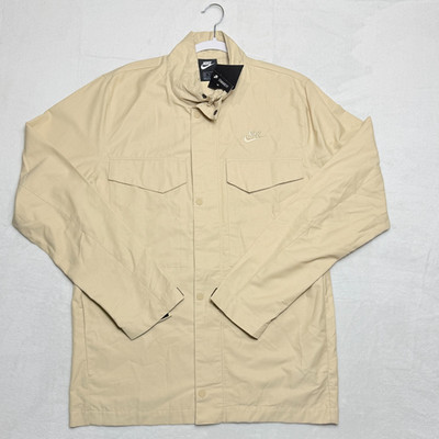NWT Nike Sportswear Field Jacket Men s M Beige Cotton Blend