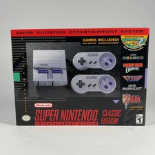 New Nintendo SNES Classic Edition Console Gaming System CLV-201 Gray
