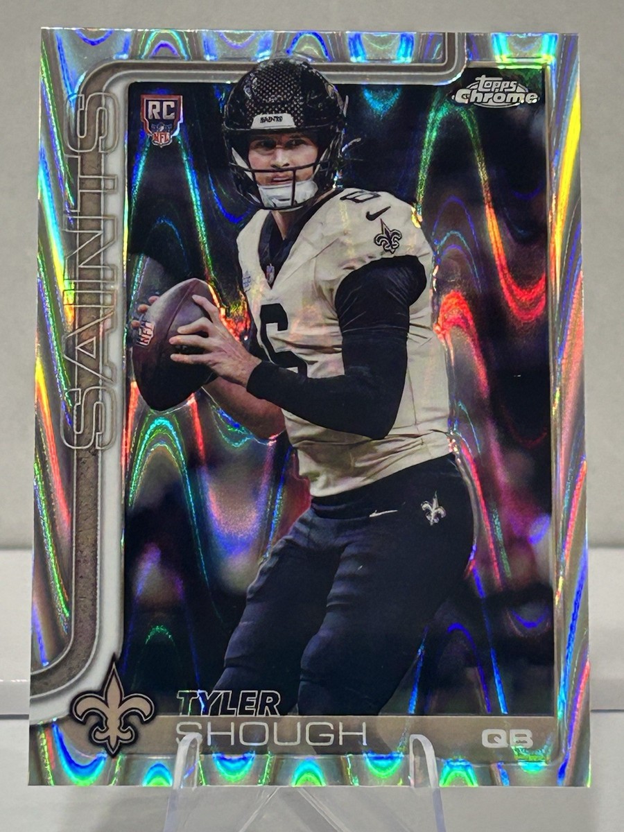 2025 Topps Chrome - Tyler Shough Raywave Refractor Rookie - #398