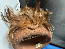 Exotic Fascinator Feathered Hat 1950's