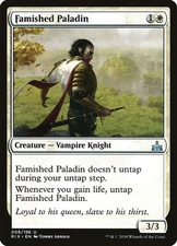 [MTG] Famished Paladin (008) (RIX) LP-HP